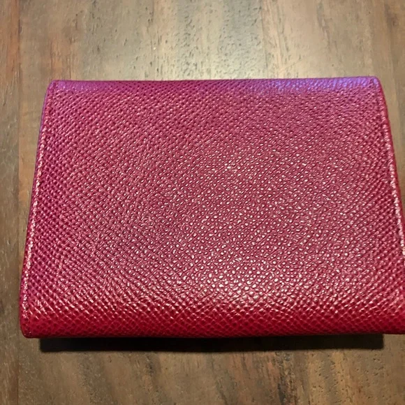 Bulgari Red Textured Leather Accessory - Picture 6 of 10